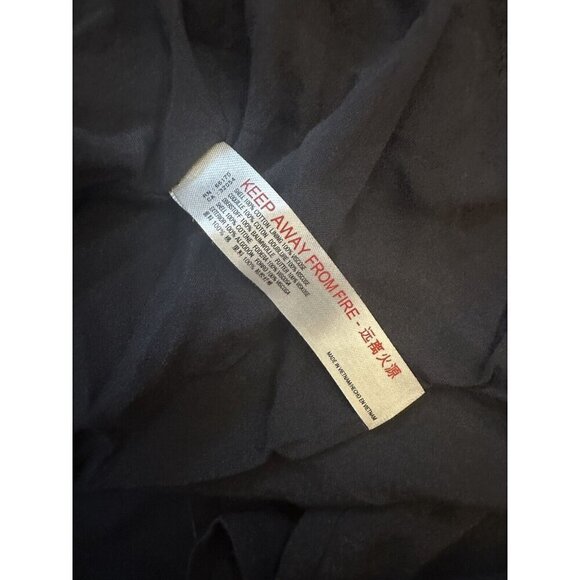 Free People Smocked Mini Dress This Is Everything Black Boho Sz Medium NEW - Picture 7 of 12